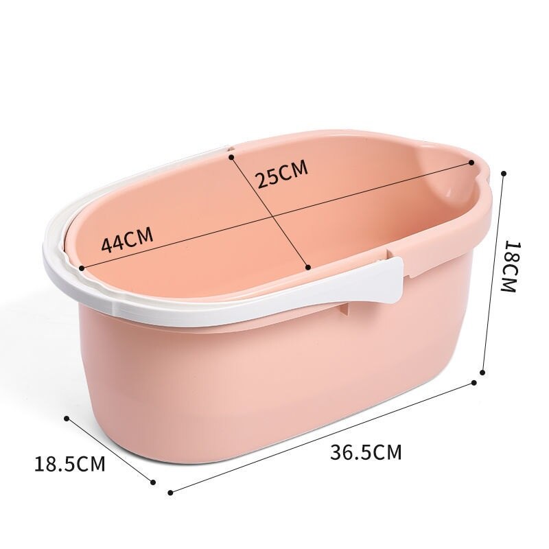 Mop Bucket Wash Tools Water Bath Camping Supplies Squeeze Fishing Basin Floor Washing Tank Car Camping Cube Tourism Plastic Sink: Red