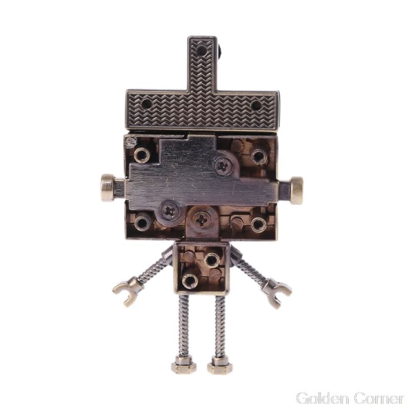 Robot Shape Clasp Turn Lock Twist Locks Metal Hardware For DIY Handbag Shoulder Bag Purse