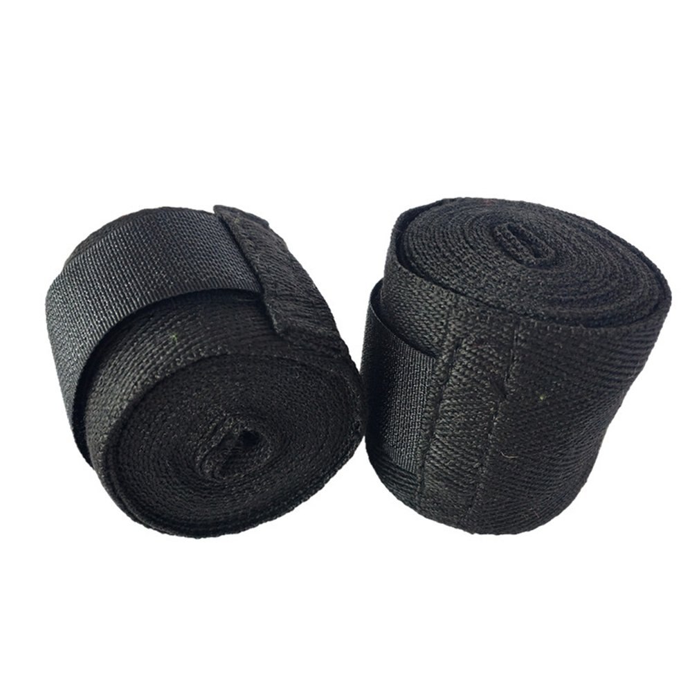 Breedte 5 Cm Lengte 2.5M Katoen Sport Band Sanda Muay Hand Wraps Professionele Thai Mma Taekwondo Boksen Bandage: Geel