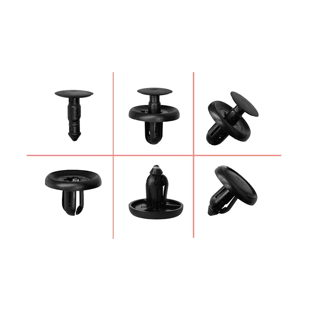 100Pcs Voor Toyota Lexus Fasteners Trim Panel Clips Bumper Fender Push Pin Klinknagels Past In 7 Mm Gat (90467-07201)