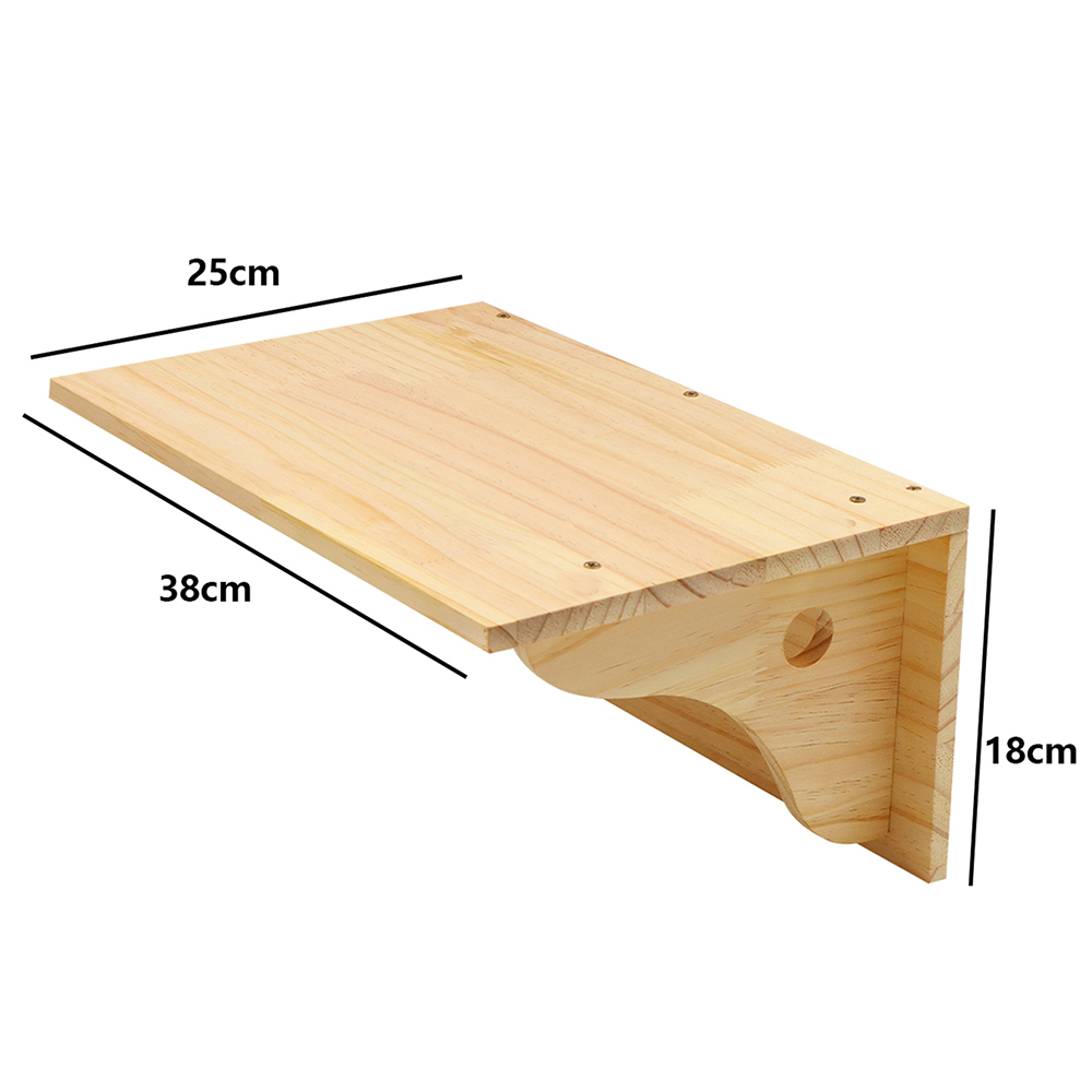 Kattenklimwand Gemonteerde Hangmat Krabpaal Voor Kat Houten Meubelladder Trappen Katten Slapen En Spelen: Zilver