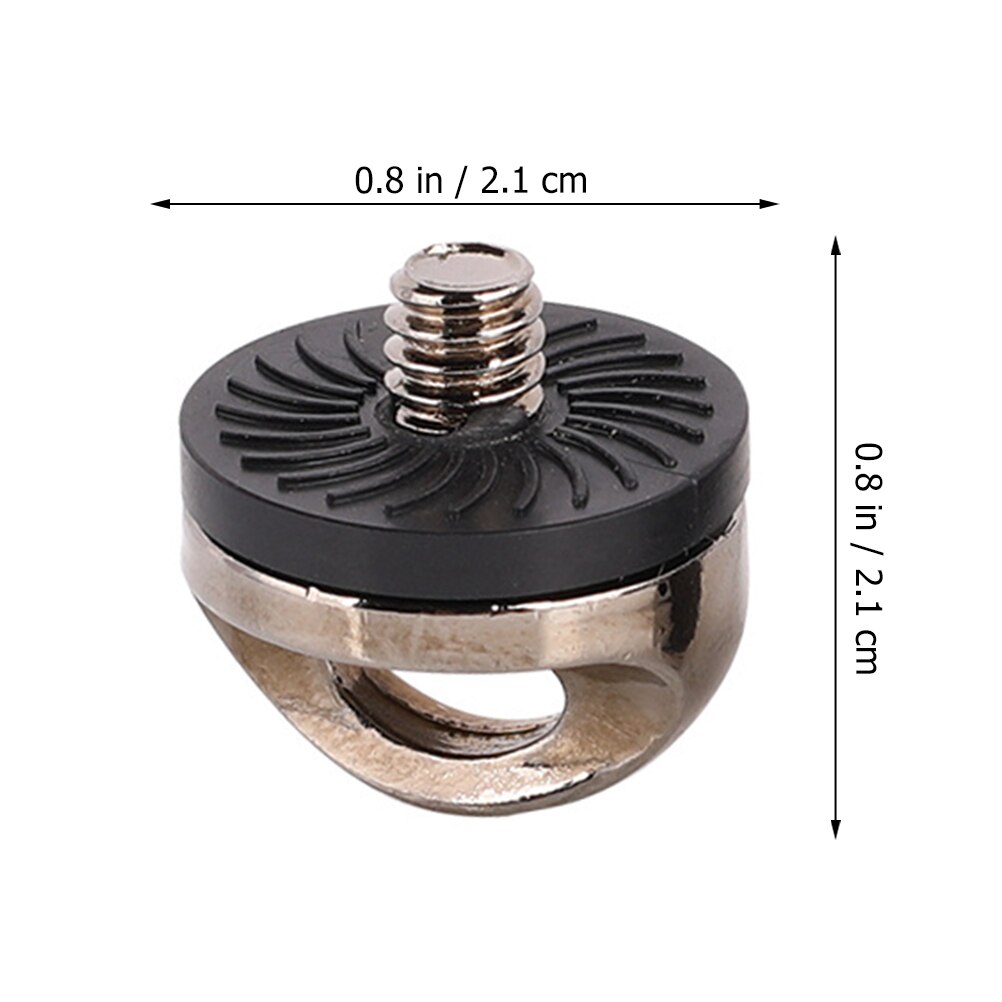 Tornillo de rosca para cámara de 4 piezas, accesorio de montaje para correa de hombro de 1/4 pulgadas, suministro para cámara