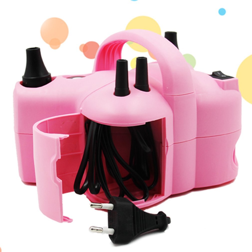 600w 110v-220v Electric Balloon Pump Air Blower Party Balloons Decoration Portable Balloon Machine Tool