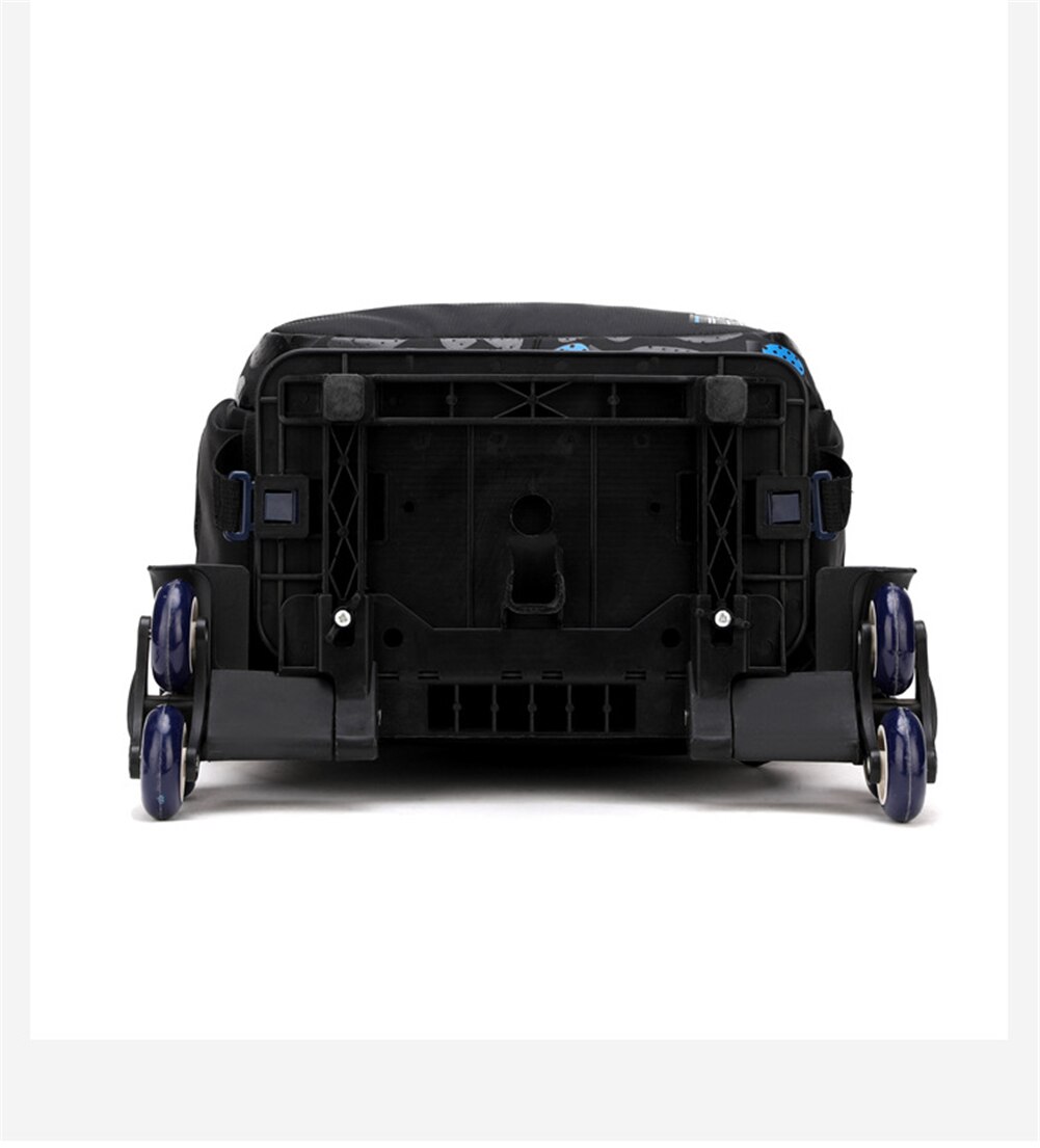 Elementaire Studenten Trolley Tas Basisschool Boek Tas Met Kleine Tas Rolling Rugzak Tas Op Wieltjes Met 6 Wielen