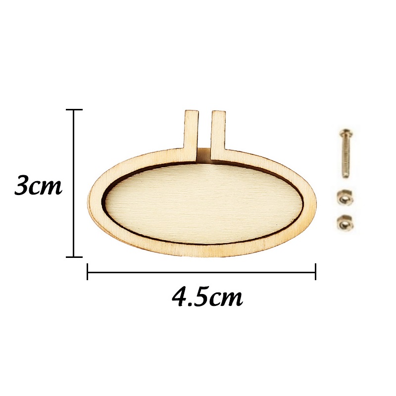 10 pezzi mini cerchio da ricamo anello in legno ciondolo rotondo misto kit telaio punto croce per gioielli portachiavi artigianato accessori per cucire: prugna