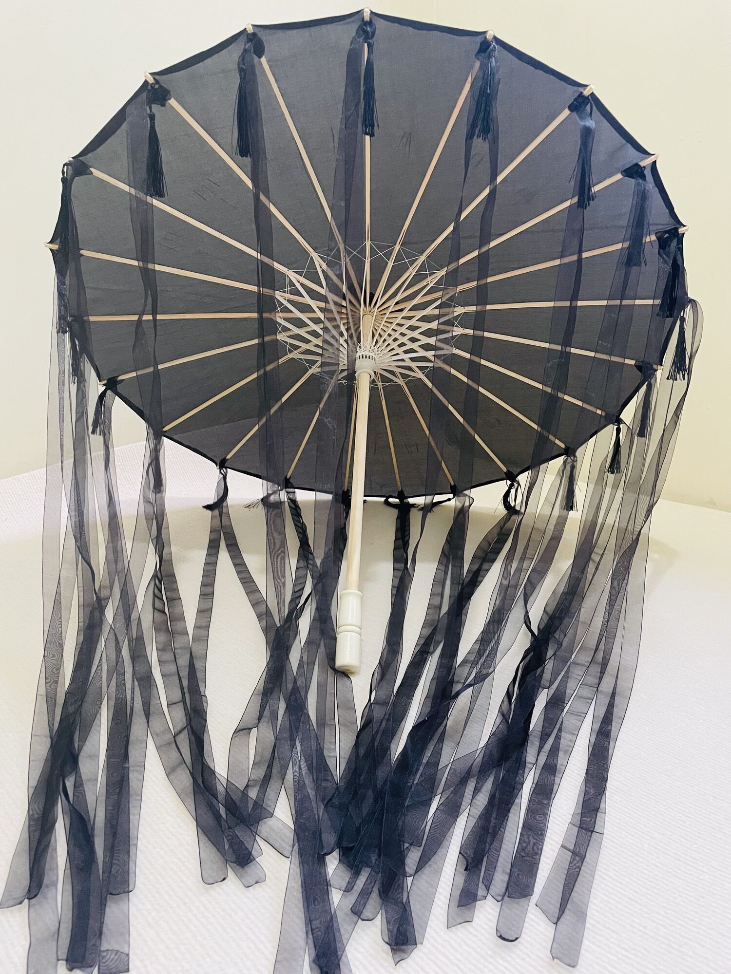 82 cm Chinesische Geölte Papier Regenschirm Falten Seide Hanfu Alte Kostüm Frau Hanfu Cos Foto Dekoration Tanz Paraguas Mujer: MULTI