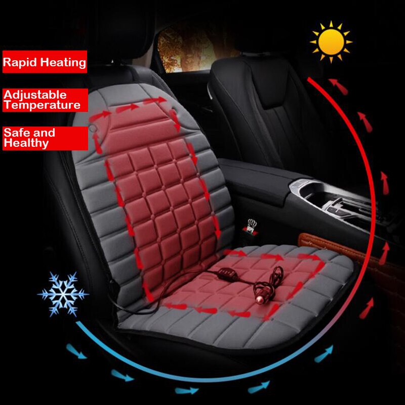 12V voiture sièges chauffants siège d'hiver chauffage siège de voiture coussin chauffant couvre voiture électrique siège chauffant voiture style hiver coussin coussins