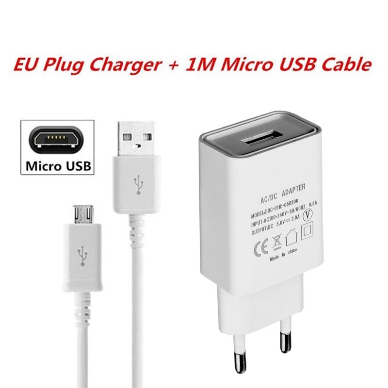 Adaptateur Chargeur USB Pour Samsung Galaxy A11 M11 A01 M01 A21 M21 A31 M31 A10 A20 A50 J3 A3 A5 J5 A7 Câble de Charge: Micro and Charger