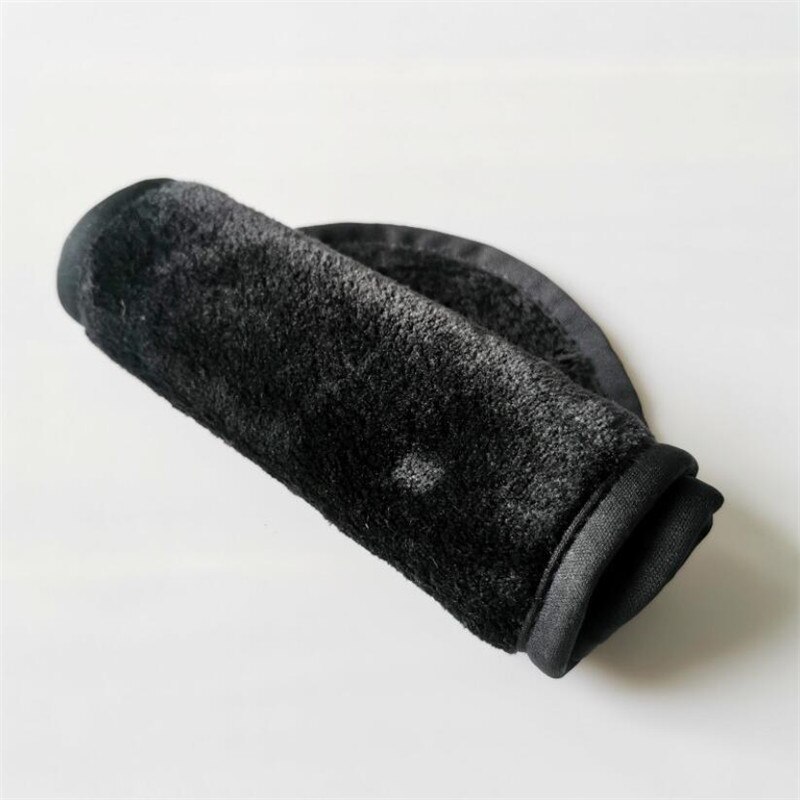 Toalla de microfibra reutilizable para limpieza facial para mujer, paño suave para quitar maquillaje, herramientas de belleza, producto de toalla de baño: Negro