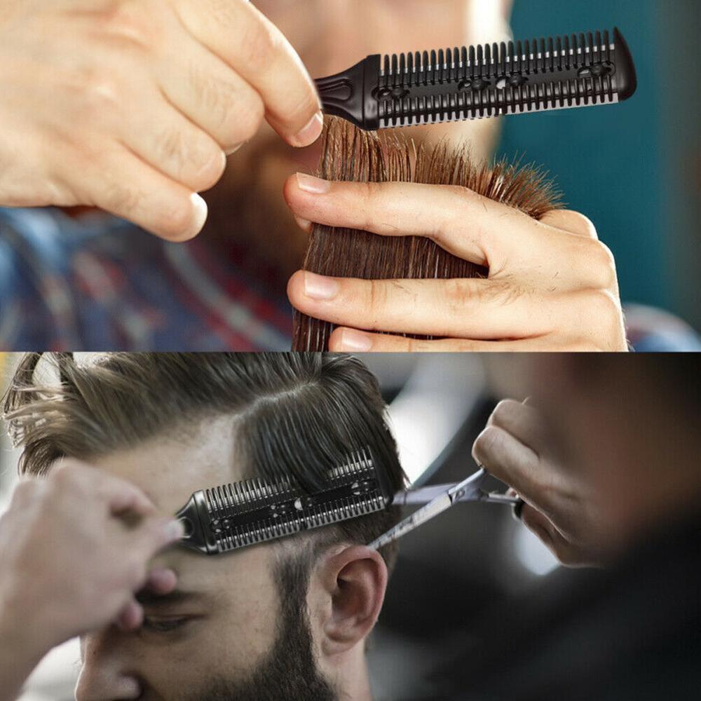 Kapper haar scheermes kam schaar gereedschap pony borstel kappers trimmers haar scheren messen knippen uitdunnen schoonheid styling