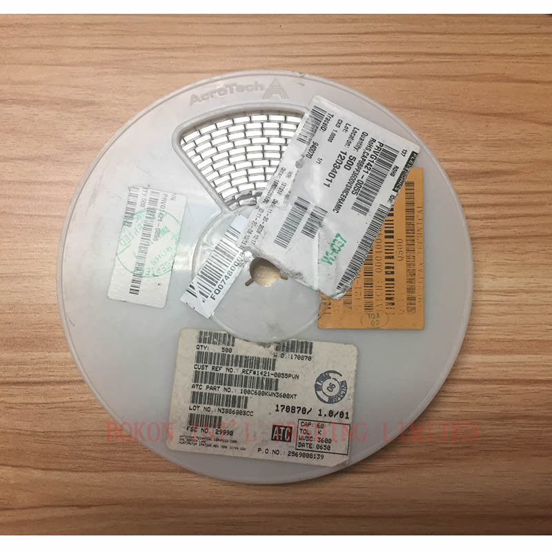 ATC100C680KWN3600XT 68pF Porcelain High RF Power Multilayer Capacitors 3600VDC High Q ATC 680K a680K