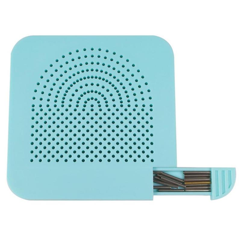 Handmade Quilter Grid Guide for Paper Folding Crafting Paper Craft Tool 20 Roots Needle Plate DIY Paper Quilling Tools: Blue