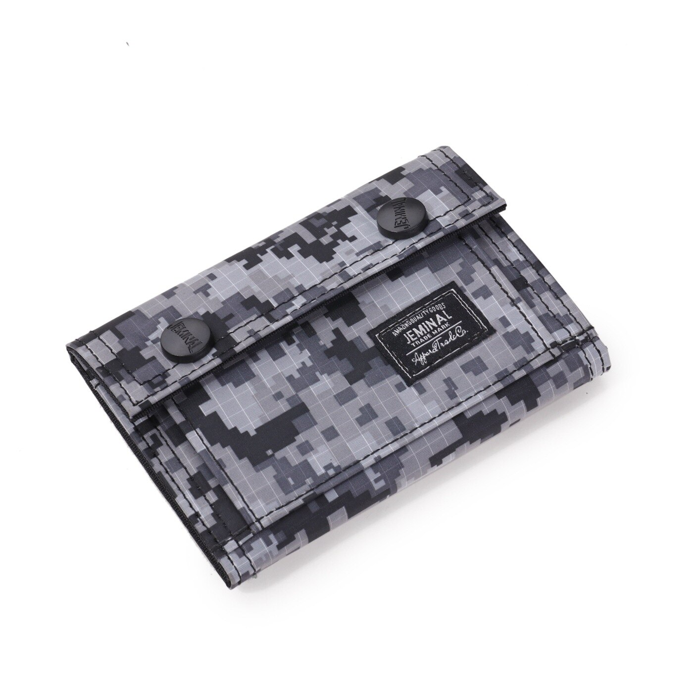 Mænds tegnebog camouflage mønster trykt tegnebog bomuldsklud bærbar kort skiftetaske til mænd