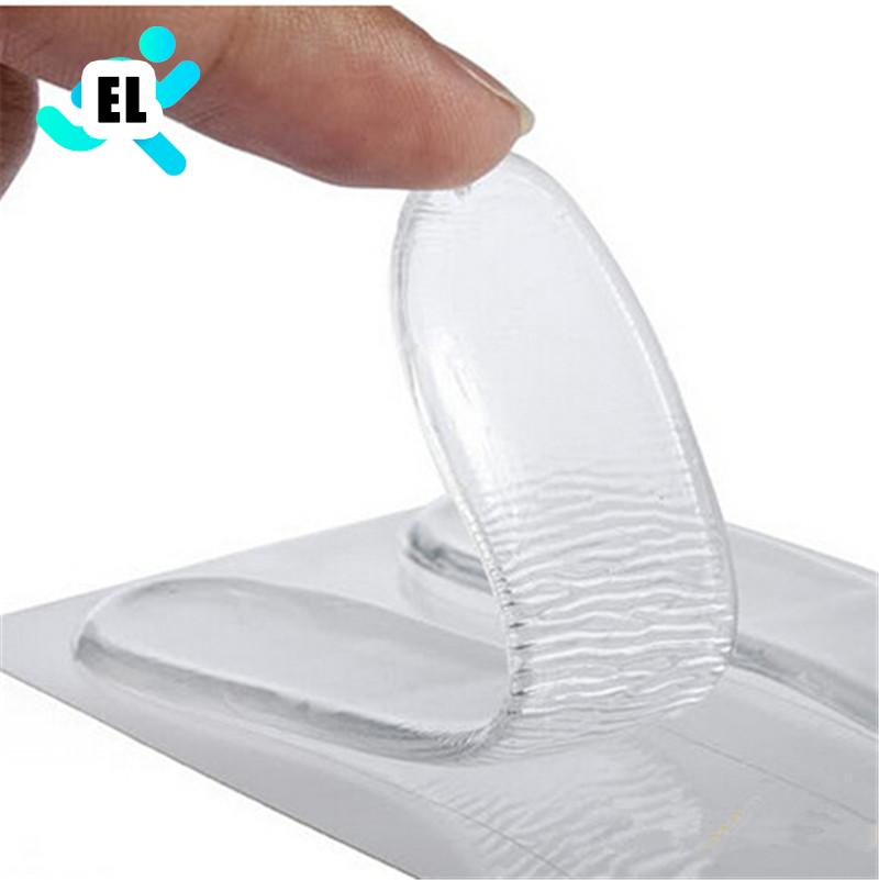 1 Paar Voetverzorging Shoe Insert Pad Binnenzool Voet Patches Vrouwen Dames Meisjes Transparant Siliconen Gel Hiel Kussen Protector Buiten