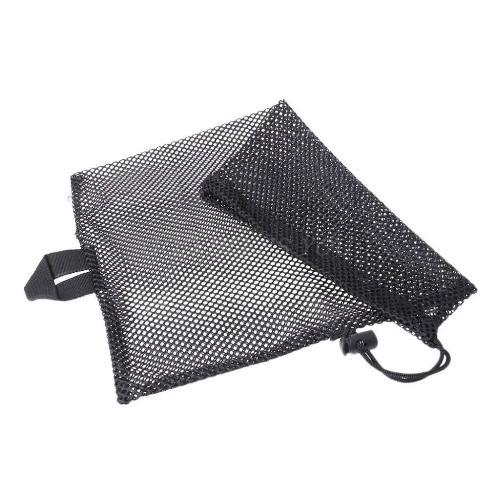 Bolsa de red de buceo para nadar de secado rápido, tipo de cordón, deportes acuáticos, aletas de Snorkel, almacenamiento,