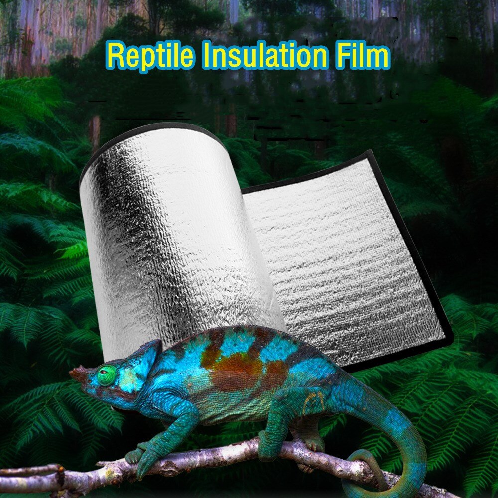 Aluminium Folie Reflektierende Schaum Isolierung Wärme Schild Sonnenschutz Film Kühlung Abdeckung Reptil Terrarium Heizung einstellen Multisize
