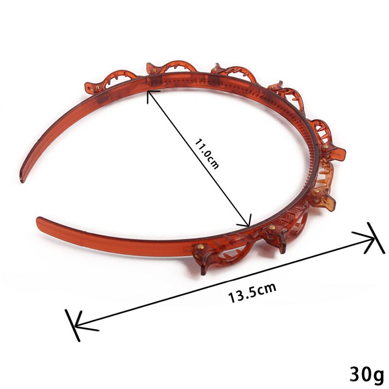 Horquilla para peinado con doble flequillo, bandana de doble capa, accesorios para el cabello