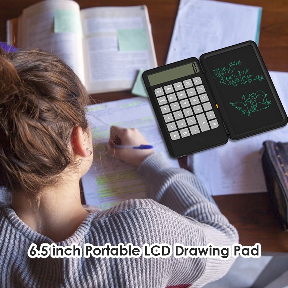 Tablette LCD Portable et intelligente de 6.5 pouces pour écriture et dessin, surface graphique, sans papier, rechargeable