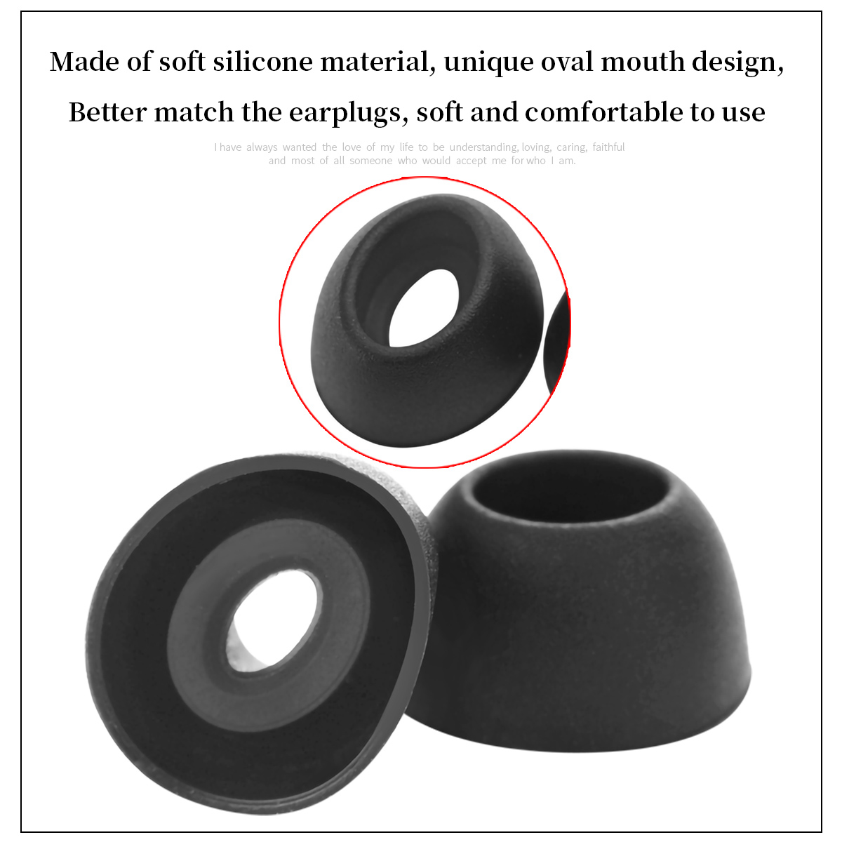 6 Stuks Siliconen Oordopjes Voor Edifier W300BT Plus Bluetooth Oordopjes Voor Edifier W300BT Hoofdtelefoon Tips Ovale Mond