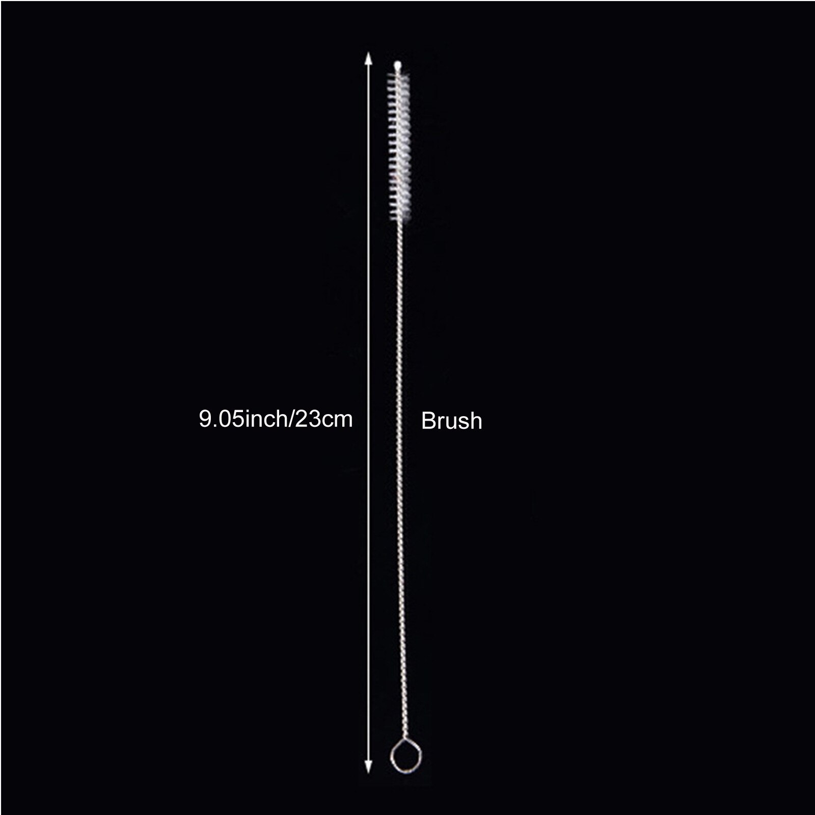 House Reusable Stainless Steel Straws Metal Straight Bent Drinking Straws with Cleaner Brush Reusable Straw Party Bar Accessorie