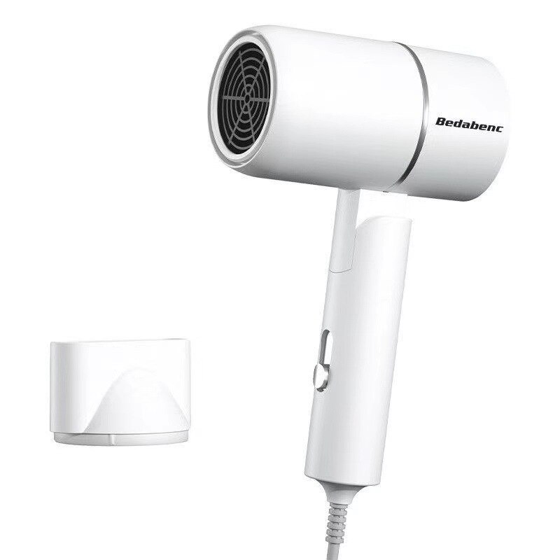 Vouwen Haardroger 220V Met Draagtas Air Anion Haarverzorging Voor Thuis Mini Reizen Föhn Blow Droger draagbare: White / UK