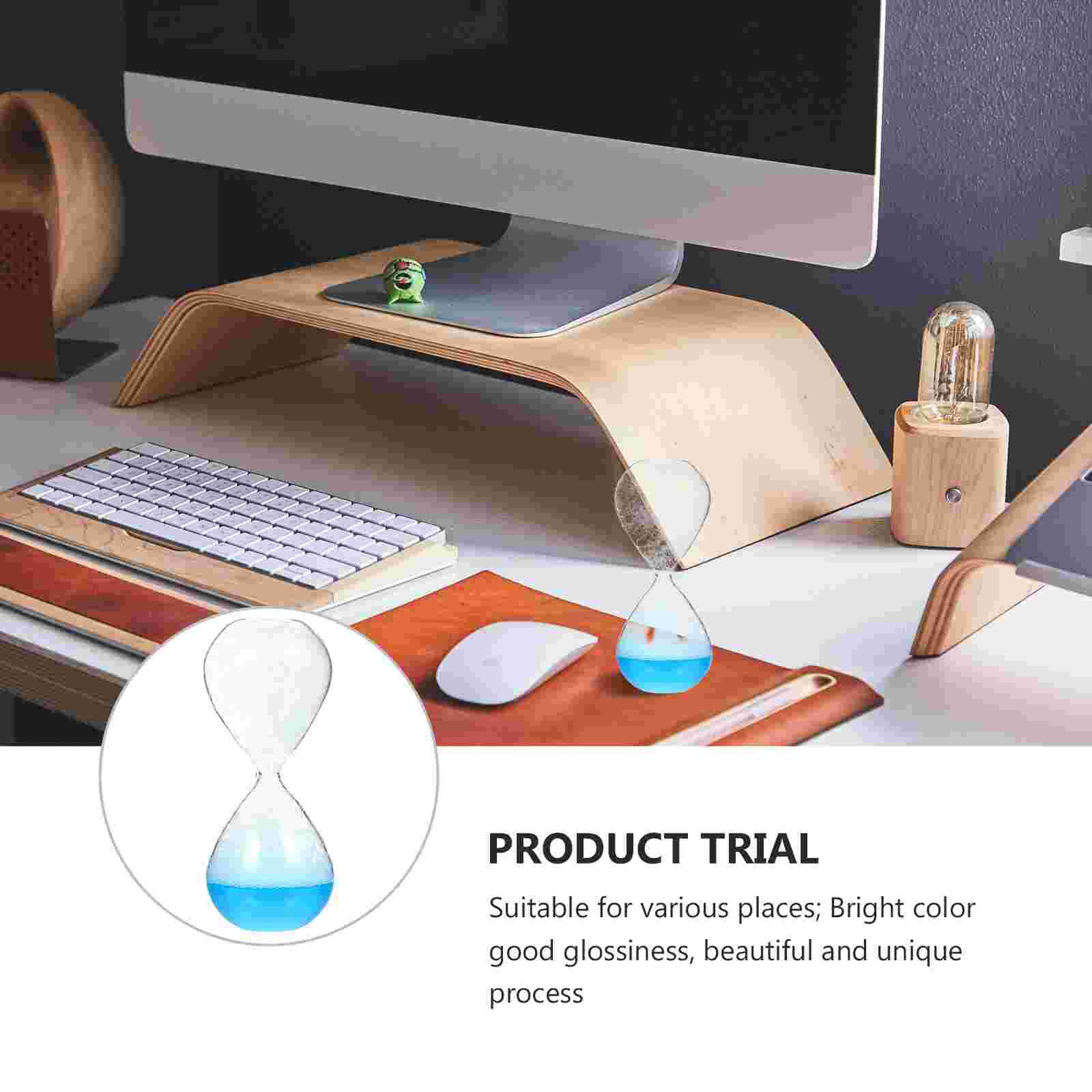 Decorative Hourglass Glass Sand Clock Timer Adornment Home Timing Tool