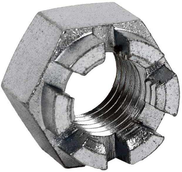 DOJA INDUSTRIAL | Tuerca almenada DIN 935 | PACK 4 | 12mm