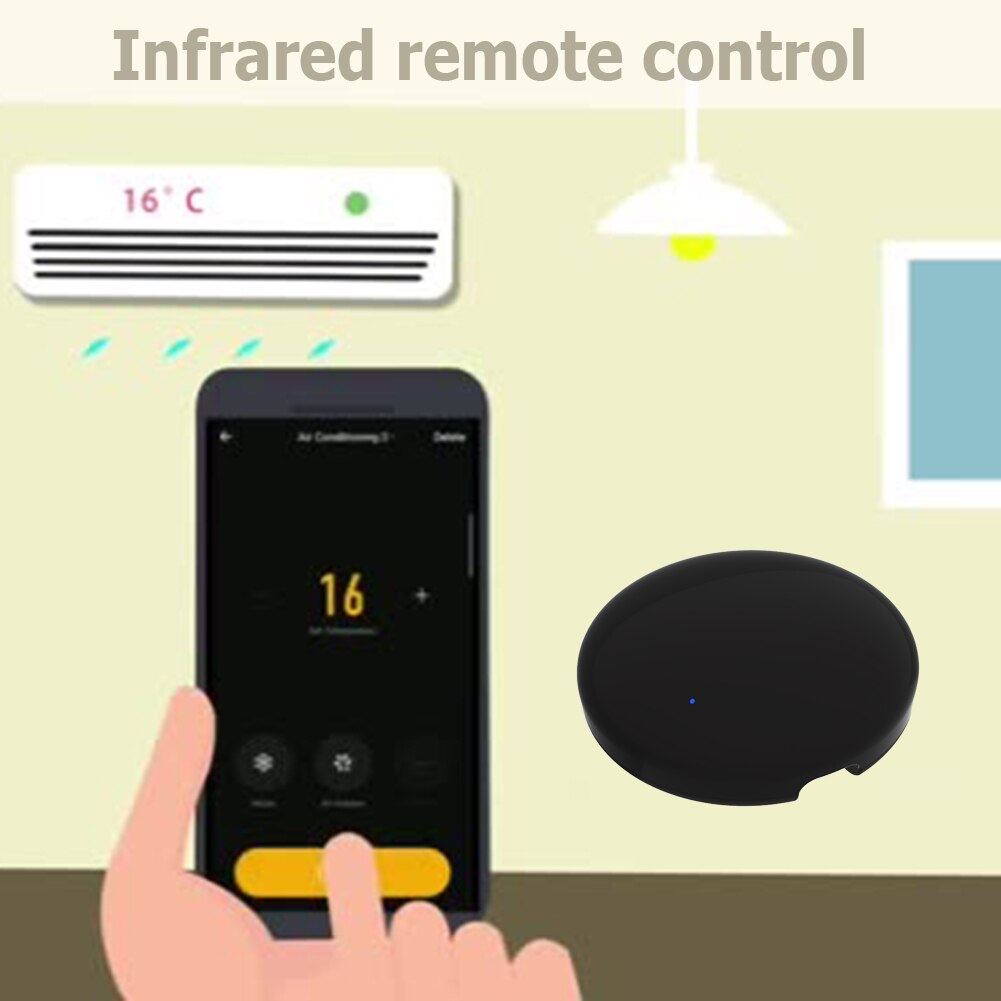 S08 Tuya IR Remote Control Universal Smart WiFi Infrared Controller for Air Conditioner TV Works with Alexa Google Home