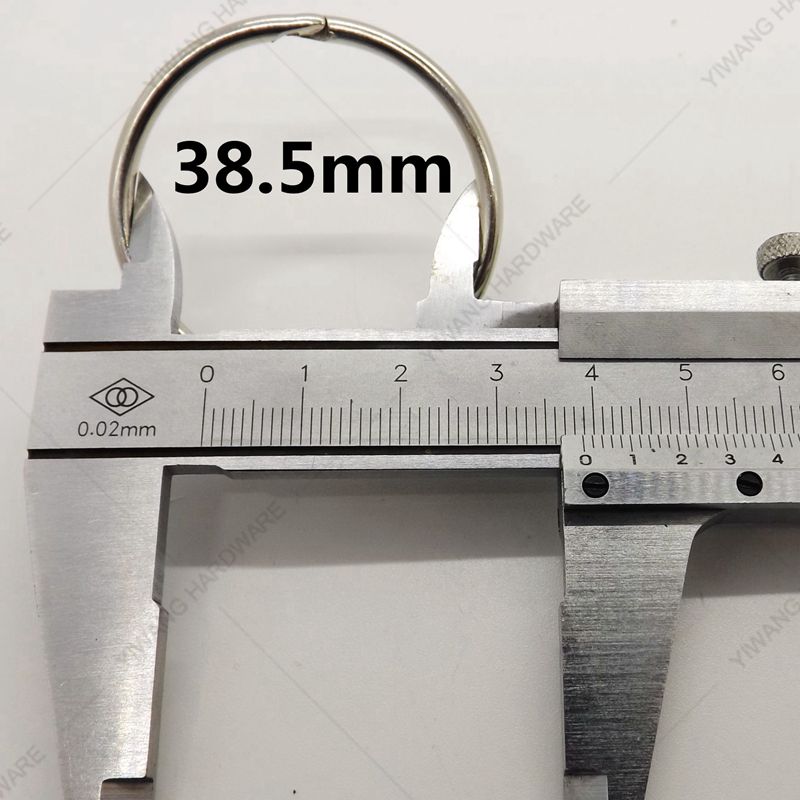 10pcs nickel plating Loose Leaf Book Binder Hinged Rings classroom collection ring: Purple 