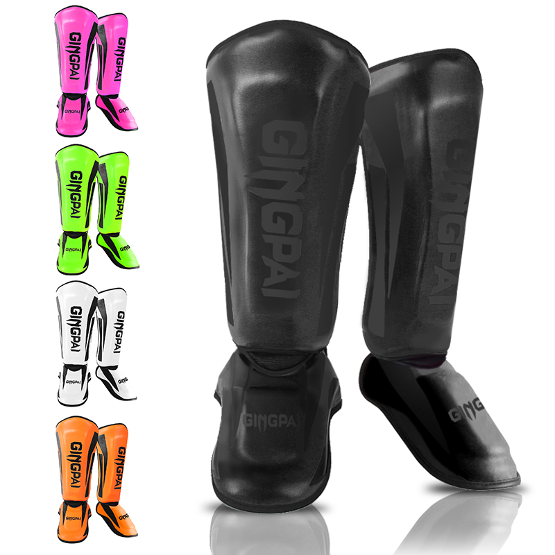 Kickboxing boxeo espinilleras Muay Thai artes marciales Sanda Wushu Protector de piernas Taekwondo tobilleras