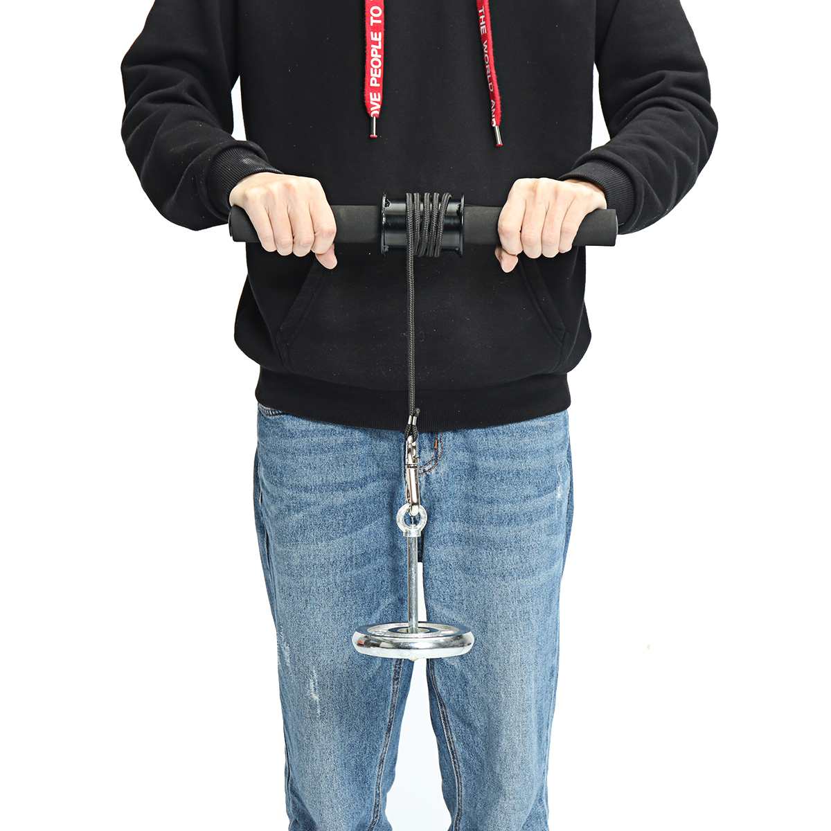 Hem underarm muskel tränare handled curl tränare fitness underarm hand förstärkare rull gym fitness utrustning verktyg inomhus