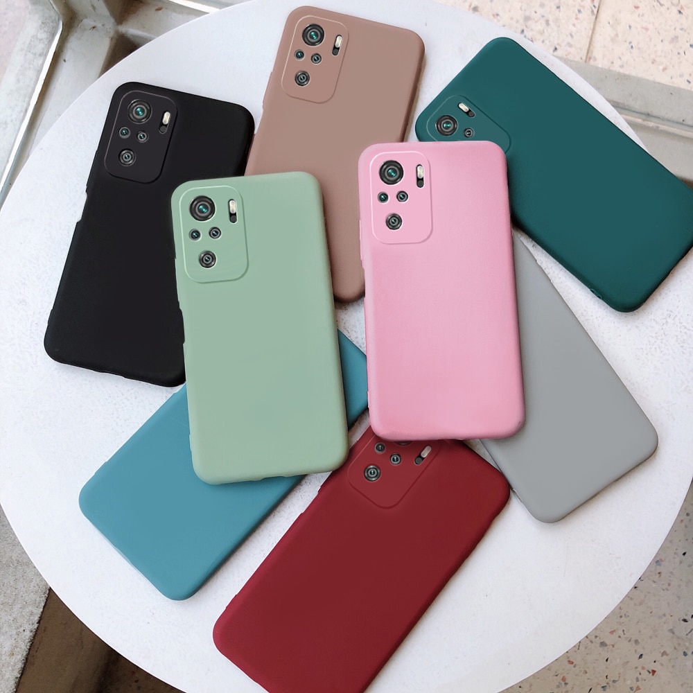 Funda protectora de cámara para xiaomi redmi note 10, 10S pro max, 6,43 pulgadas, fina, mate, suave, tpu, sin huella dactilar