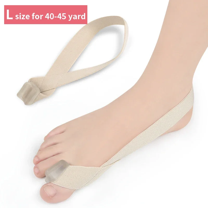 1 Stücke Spannungsgurt Hallux Valgus Schutz Daumen Zehenspreizer Schmerzlinderung Zehen Finger Separator Zehenschiene Ballen Erzähler Werkzeug: Elfenbein