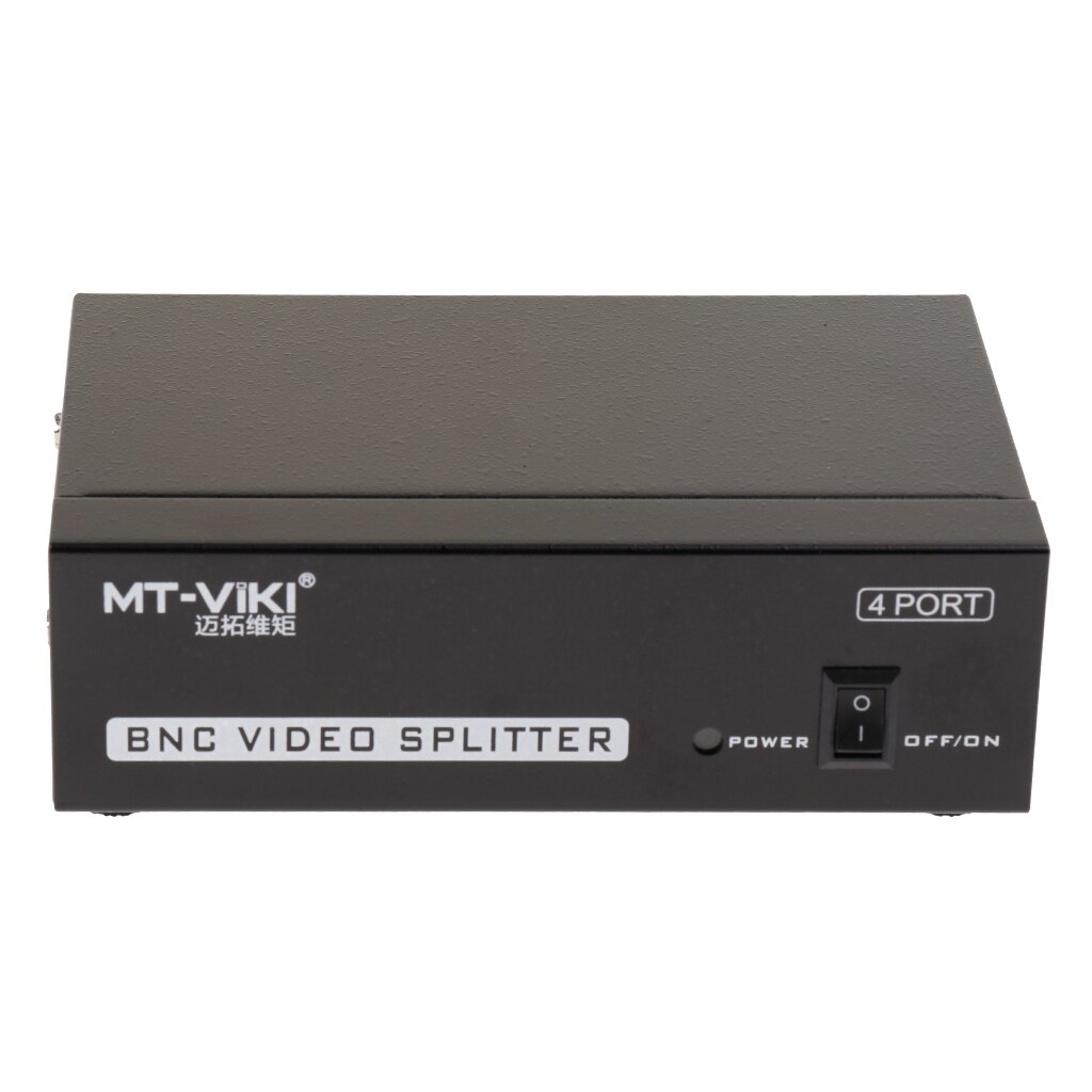 4-Way BNC Composite Video 1 To 4 Port Switch Splitter Box For TV CCTV DVR