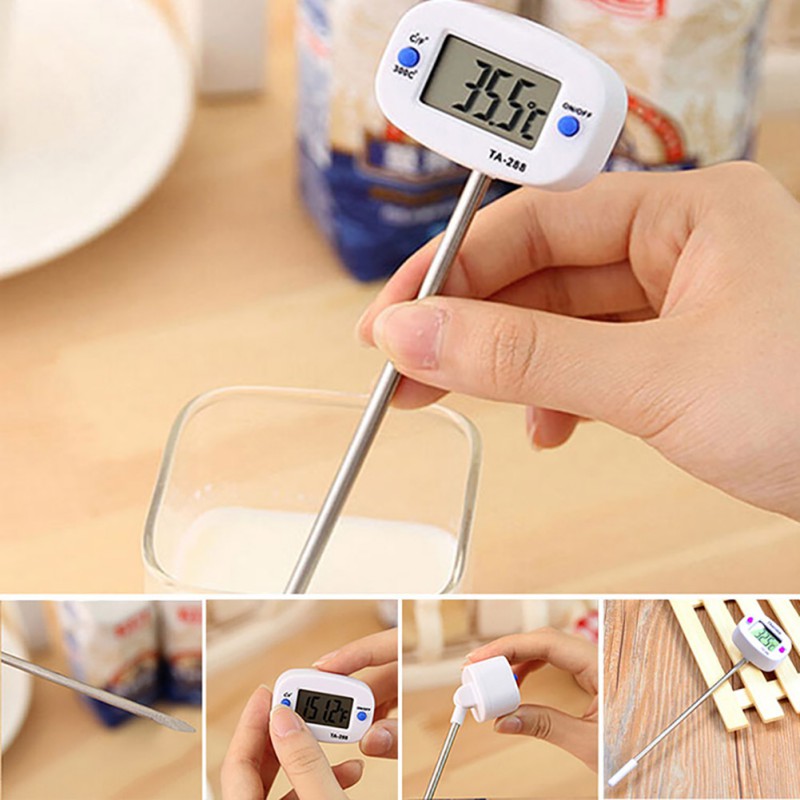Digitale Chocolade Thermometer Spatel 2-in-1 - Instant Read Voor Koken, Bakken En BBQ