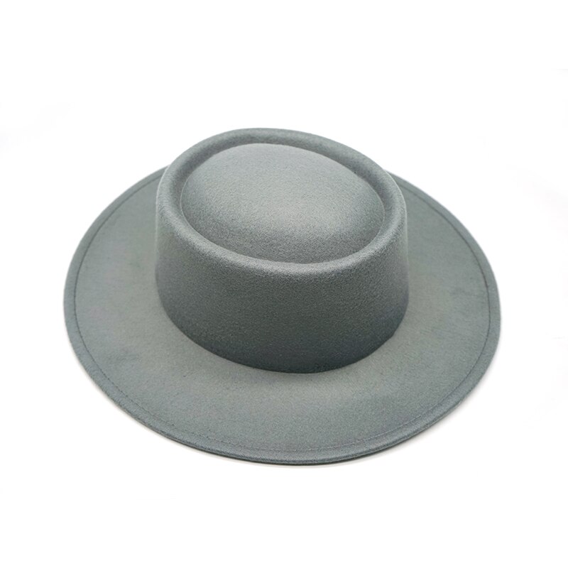 Winter Autumn Women Men Ladies Fedoras Top Jazz Hat Big side hats European American Round Caps Bowler Hats Feminino Gorra: 8