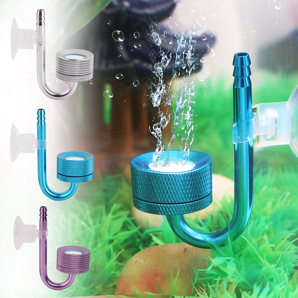 1 acuario, sistema atomizador CO2, Reactor difusor de dióxido de carbono, planta de agua acuática para tanque de peces