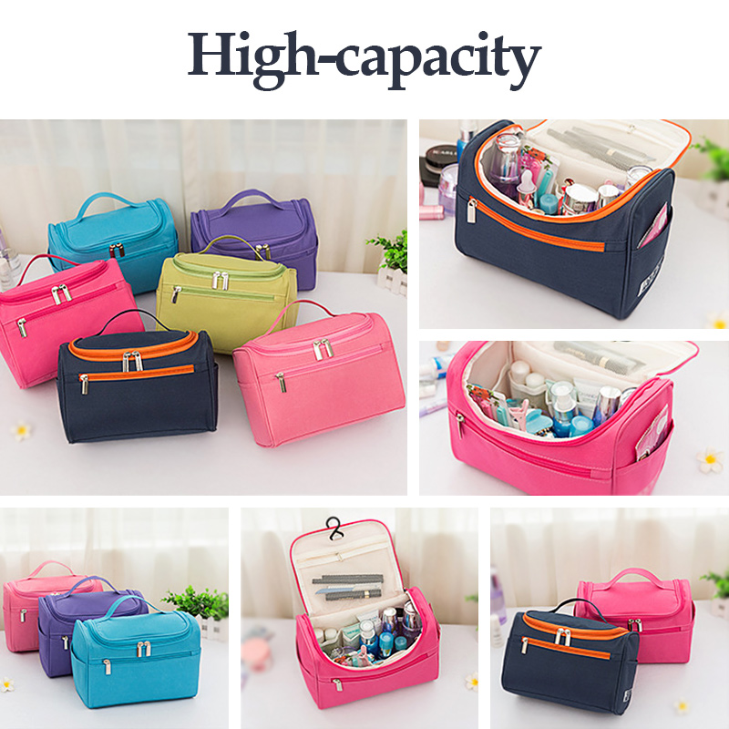 Makeup bag Cheap Women Bags Men Large Waterproof Nylon Travel Cosmetic Bag Organizer Case Necessaries Make Up Wash Toiletry Bag