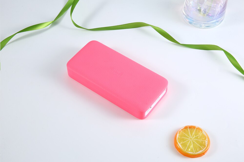 Funda para Nueva Redmi 20000mah 10000mAh móvil power Powerbank accesorios funda PB200LZM Carcasa protectora de silicona funda de piel: 20000mah PB200LZM / Pink