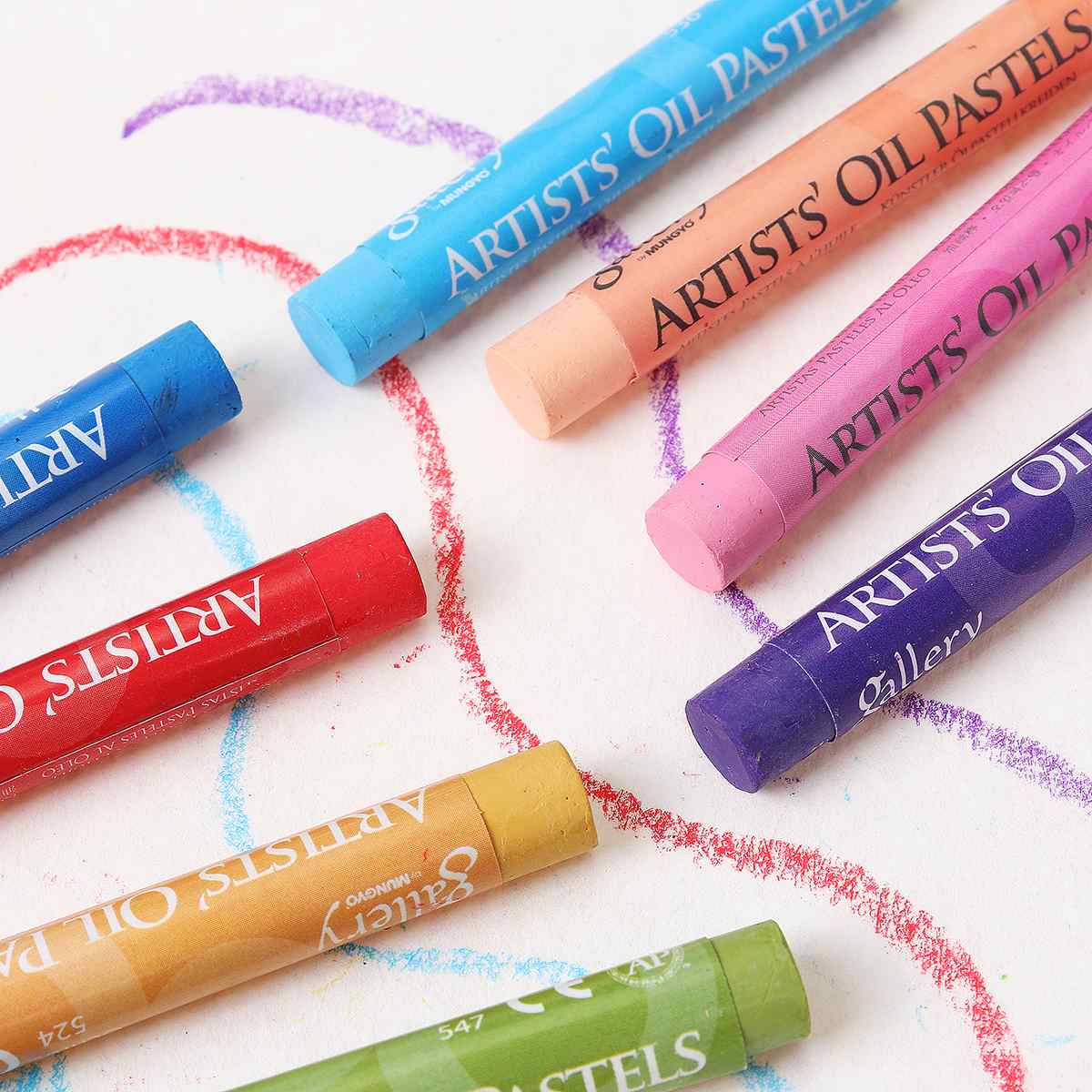 12/25/50PCS Soft Crayon Set Painting Oil Pastel Drawing Pen School Stationery Supplies Kids
