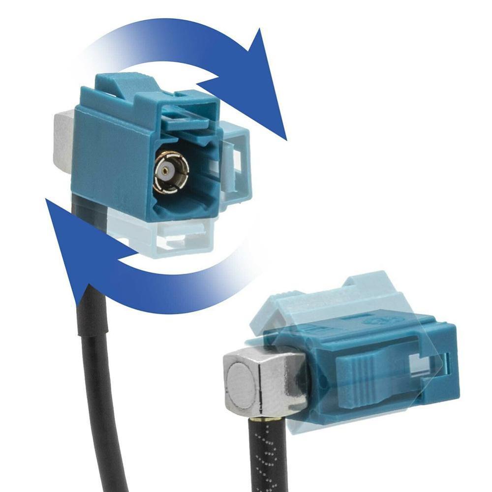 Radio Y antenna adapter FAKRA (Z) socket double FAKRA Conversion cable For VW FM antenna plug FAKRA Double radio For Volksw U8A3