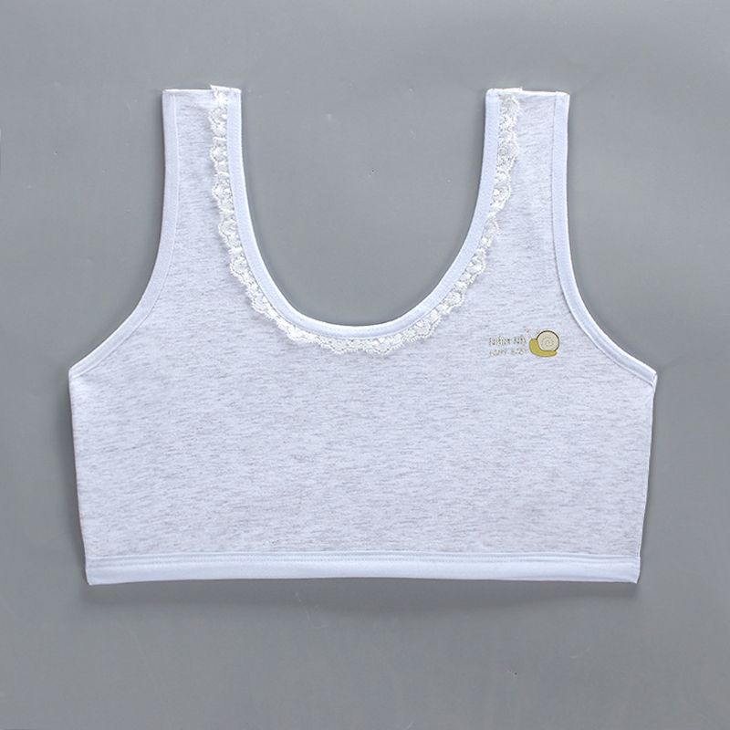 Teen Girl Reggiseno Sportivo Biancheria Intima Bambini Giovane Pubertà Reggiseno di Formazione Per 8-18years