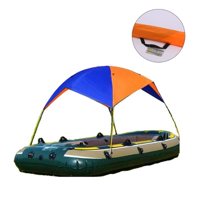 Portable durable Inflatable Fishing Sun Shade Rain Canopy Sailboat Awning Top Boat Shelter Kayak Kit Accessories Y51D