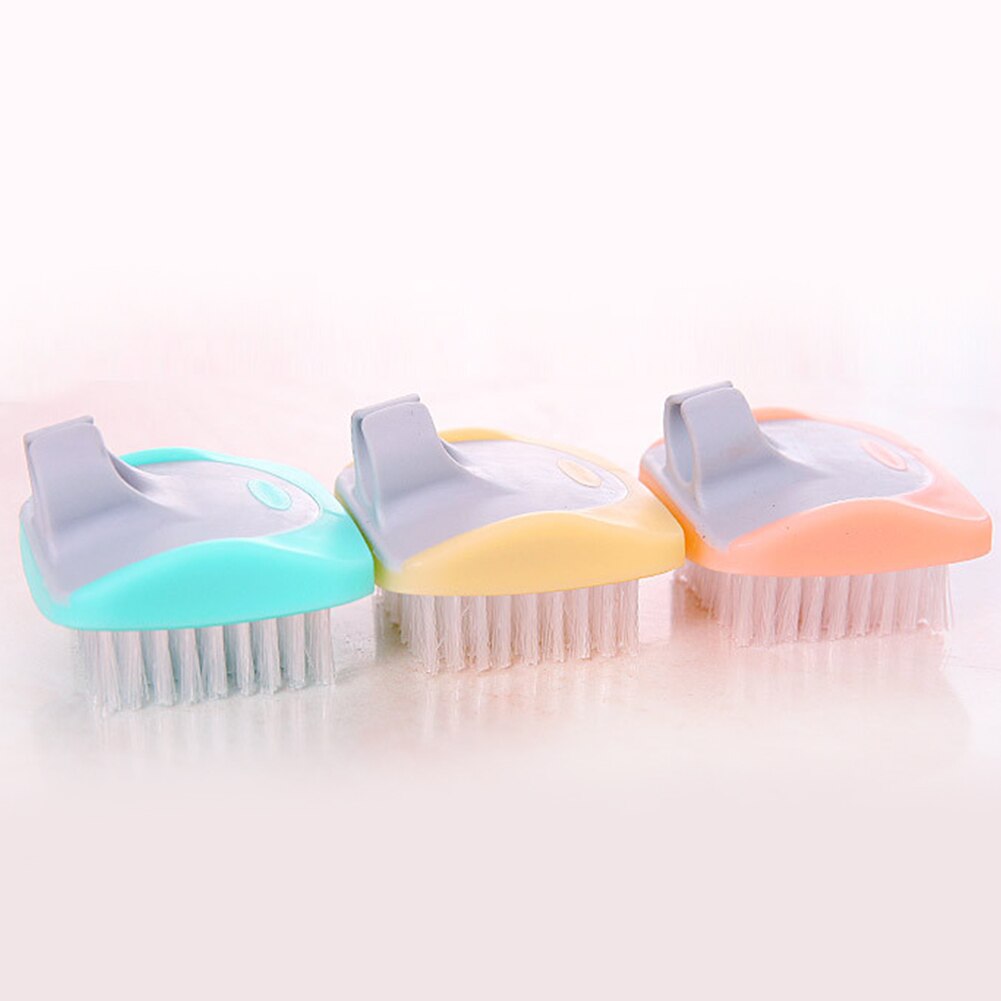 Patata de Color aleatorio frutas verduras suciedad quitar el dedo anillo herramientas para el hogar cepillo de limpieza Durable portátil Helper utensilios de cocina
