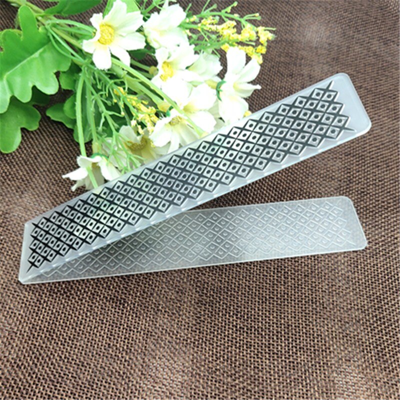 Diamant gitter Waben geometrische Kunststoff Präge Ordner Für Sammelalbum DIY Album Karte Werkzeug Kunststoff Vorlage