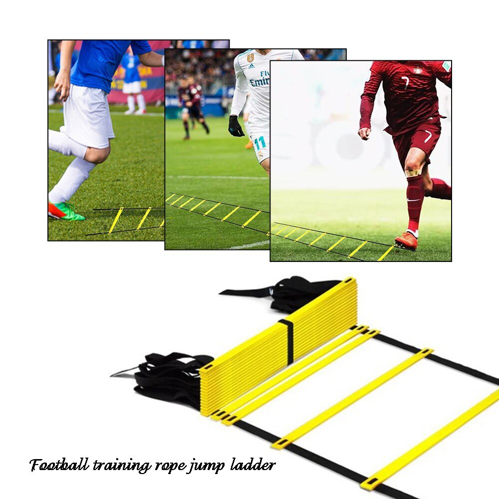 Agility speed jump stige fodbold agility udendørs træning fodbold fitness fod speed stige til mænd kvinder