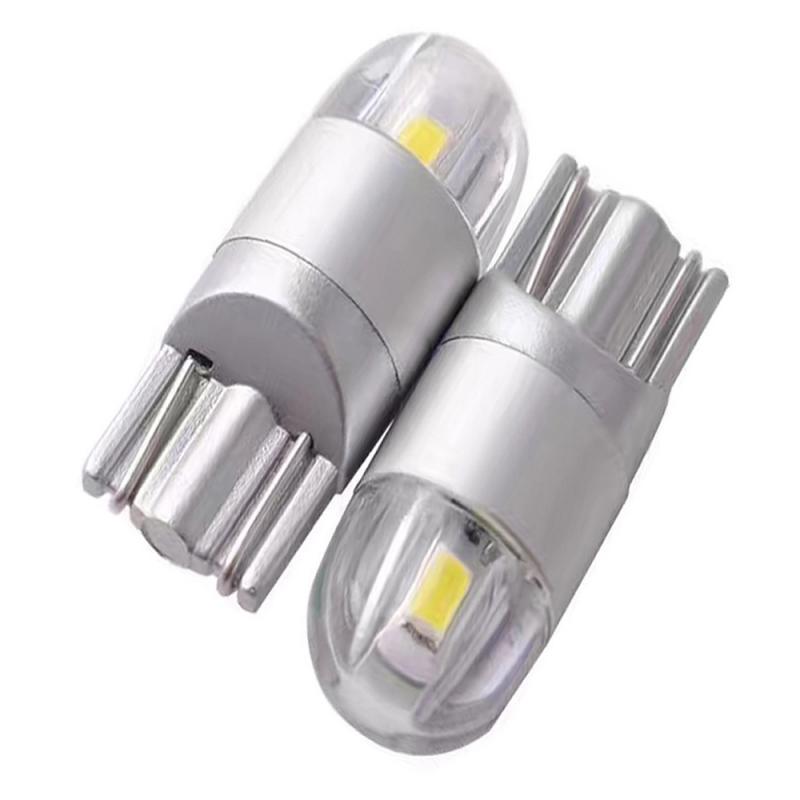1Pc T10 Led Lampen Wit 168 501 W5W Led Lamp T10 Wedge 3030 2SMD Interieur Verlichting 12V 6000K Parking Lamp Lampen