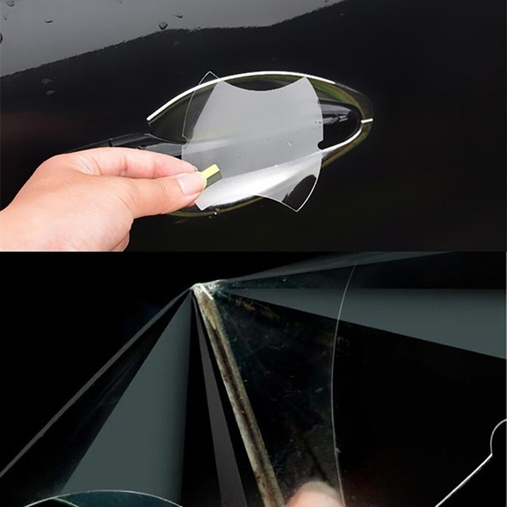 5 pièces universel Transparent voiture porte rayures Films poignée Protection autocollant Rav4 décoration Smart Fortwo style