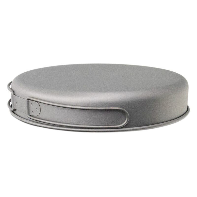 Außen Ultraleicht Titan Pfanne Camping Wandern Picknick Kochen Braten Pan Titan Pan Utensilien Wandern Picknick Kochen Picknick