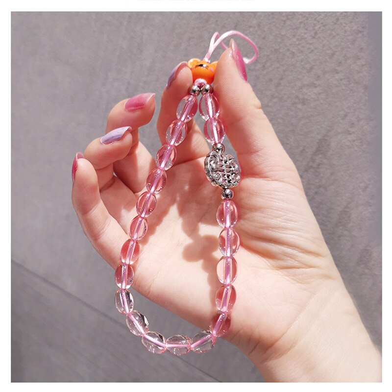 Bear Crystal Chain Bracelet Wrist Strap Lanyar for IPhone 13 12 11 Pro Max for Huawei Xiaomi Samsung Honor Bracelet Wrist Strap